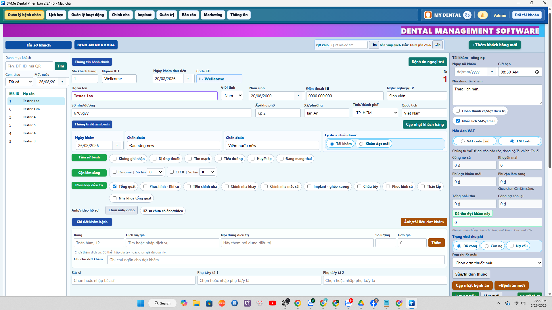SAME DENTAL - FREE DENTAL PRACTICE MANAGEMENT SOFTWARE